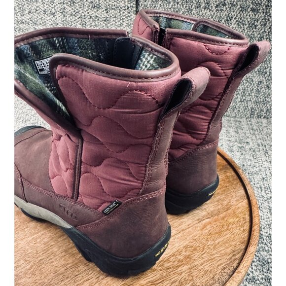 KEEN  Betty Waterproof Pull-On Snow RainWomen's Boots Size 10 Burgundy - Picture 7 of 15